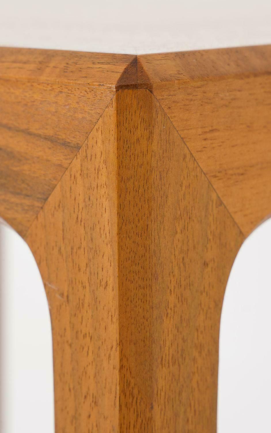 Pair Of Swedish Midcentury Side Tables In Walnut By Bertil Fridhagen photo 2097.0