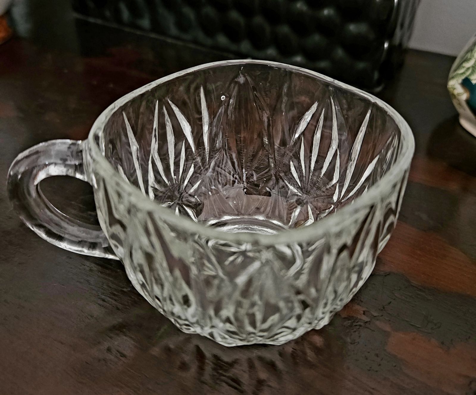 photo for sale Exceptional 1950s American 27 Piece Crystal Glass Punch Set By Williamsport, USA