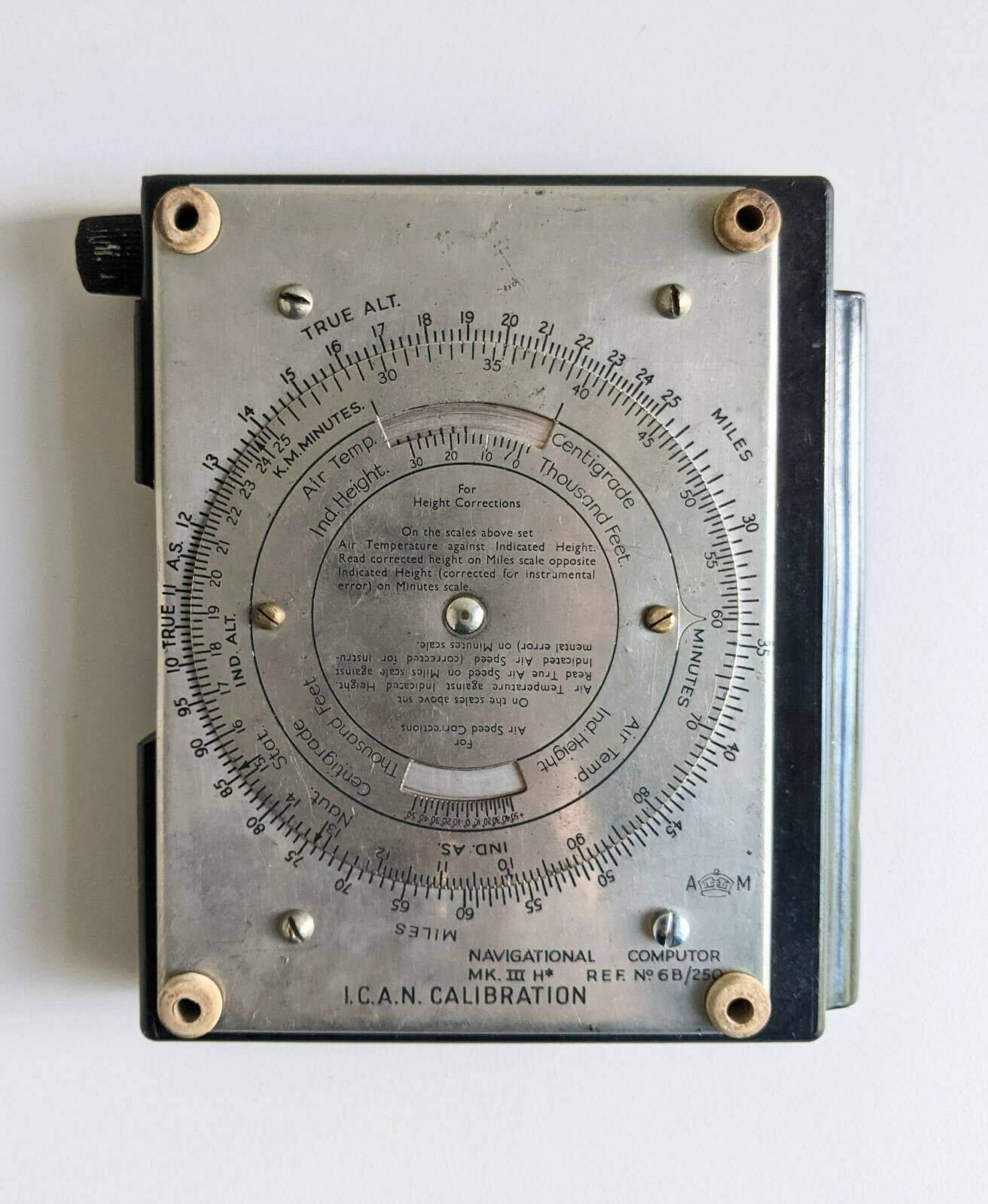Set Of Air Ministry Navigation Comput And Navigator's Compass & Dividers In The Original Box, Ww2 photo 164.0