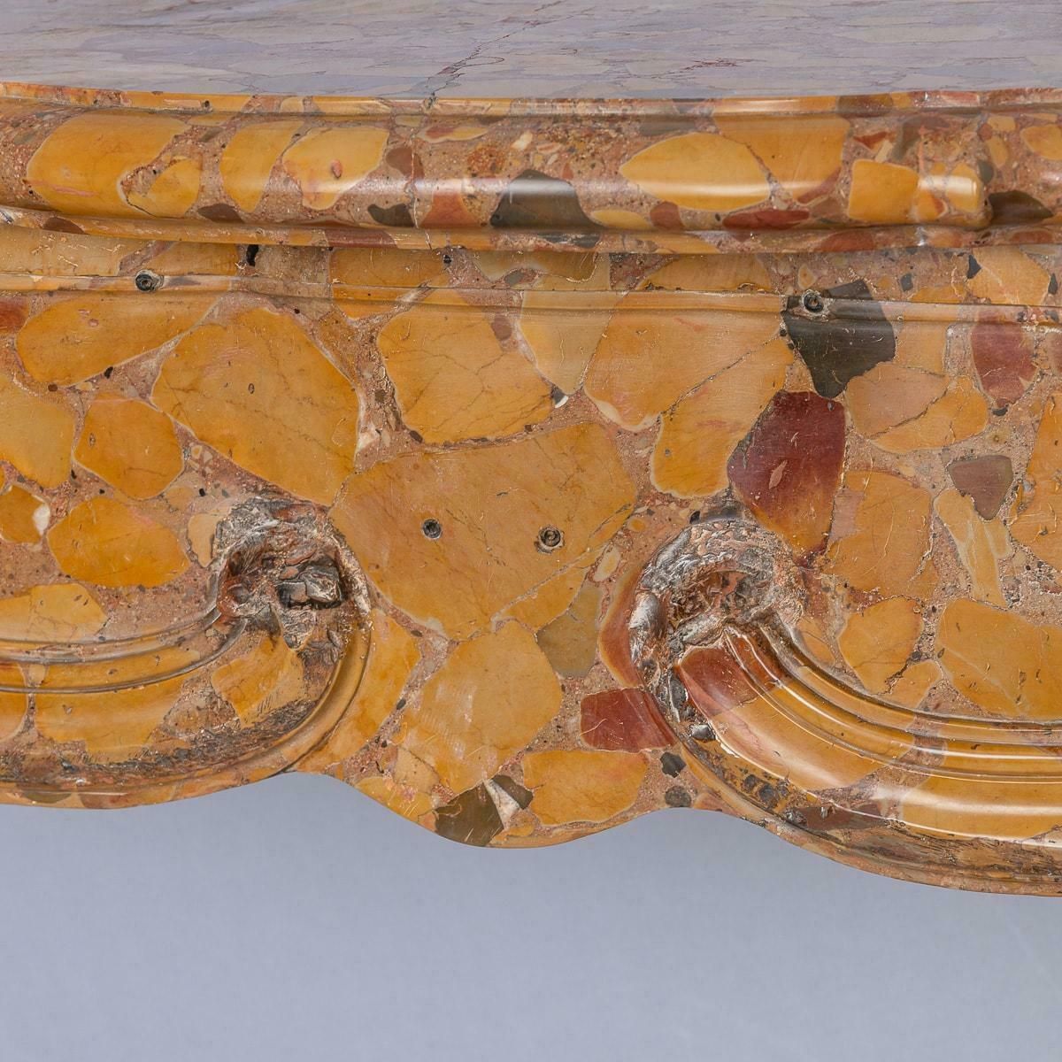 Antique 19th Century French Louis XVI Style Asiago Marble Fireplace C.1860 photo furniture