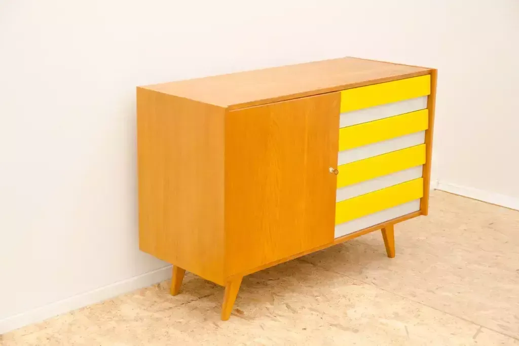 Mid Century Chest Of Drawers U 458 By Jiri Jiroutek, Czechoslovakia, 1960´S photo for sale