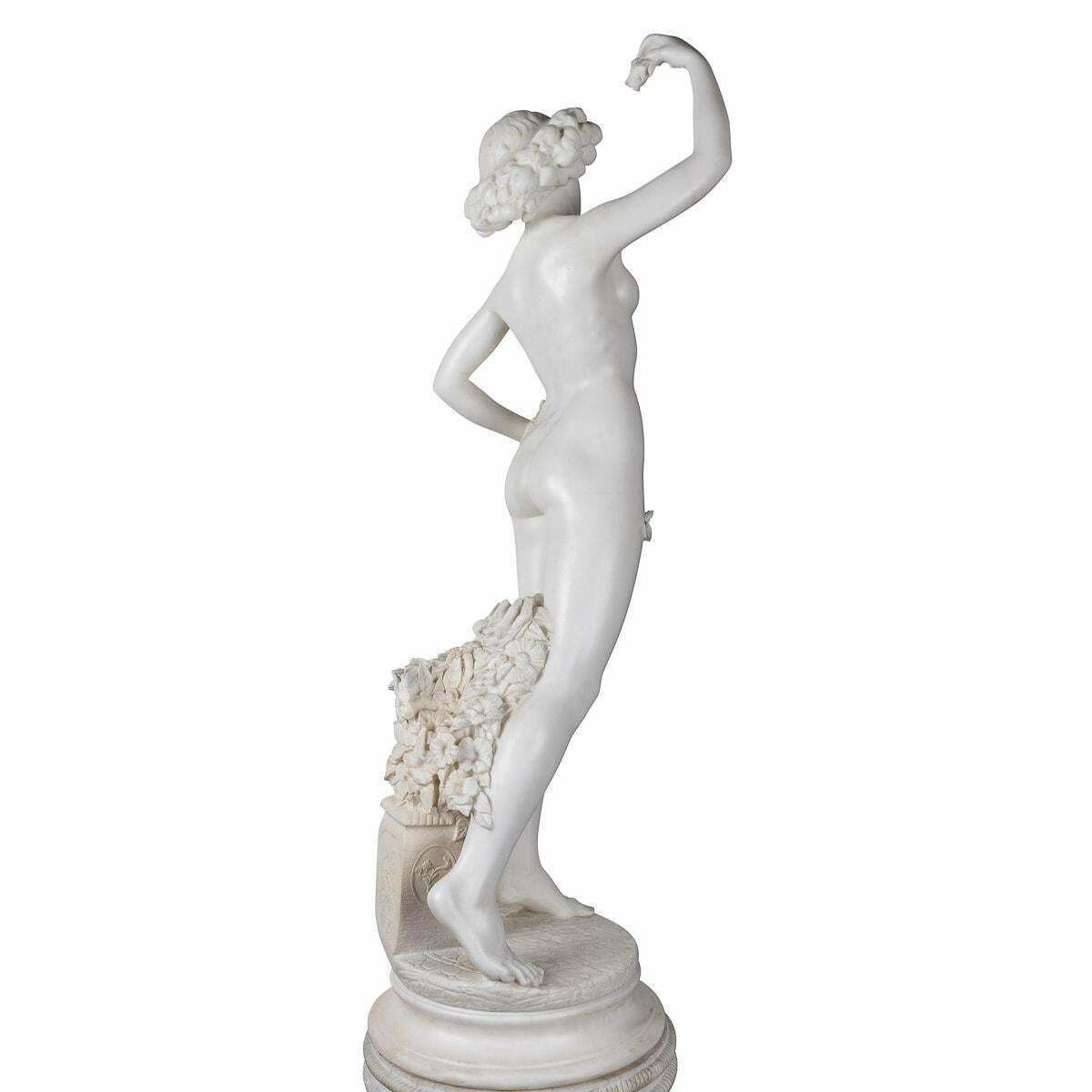 19th Century Italian Marble Figure Of A Nude, Adolfo Cipriani (1880 1930) photo Art