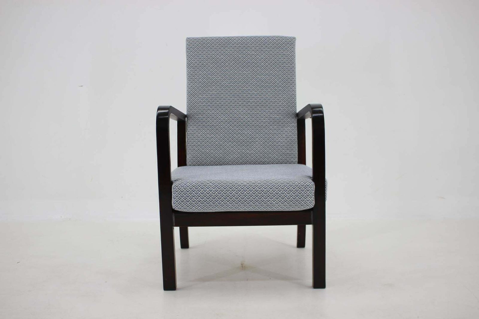 1940s Restored Beech Adjustable Armchair, Czechoslovakia photo Furniture