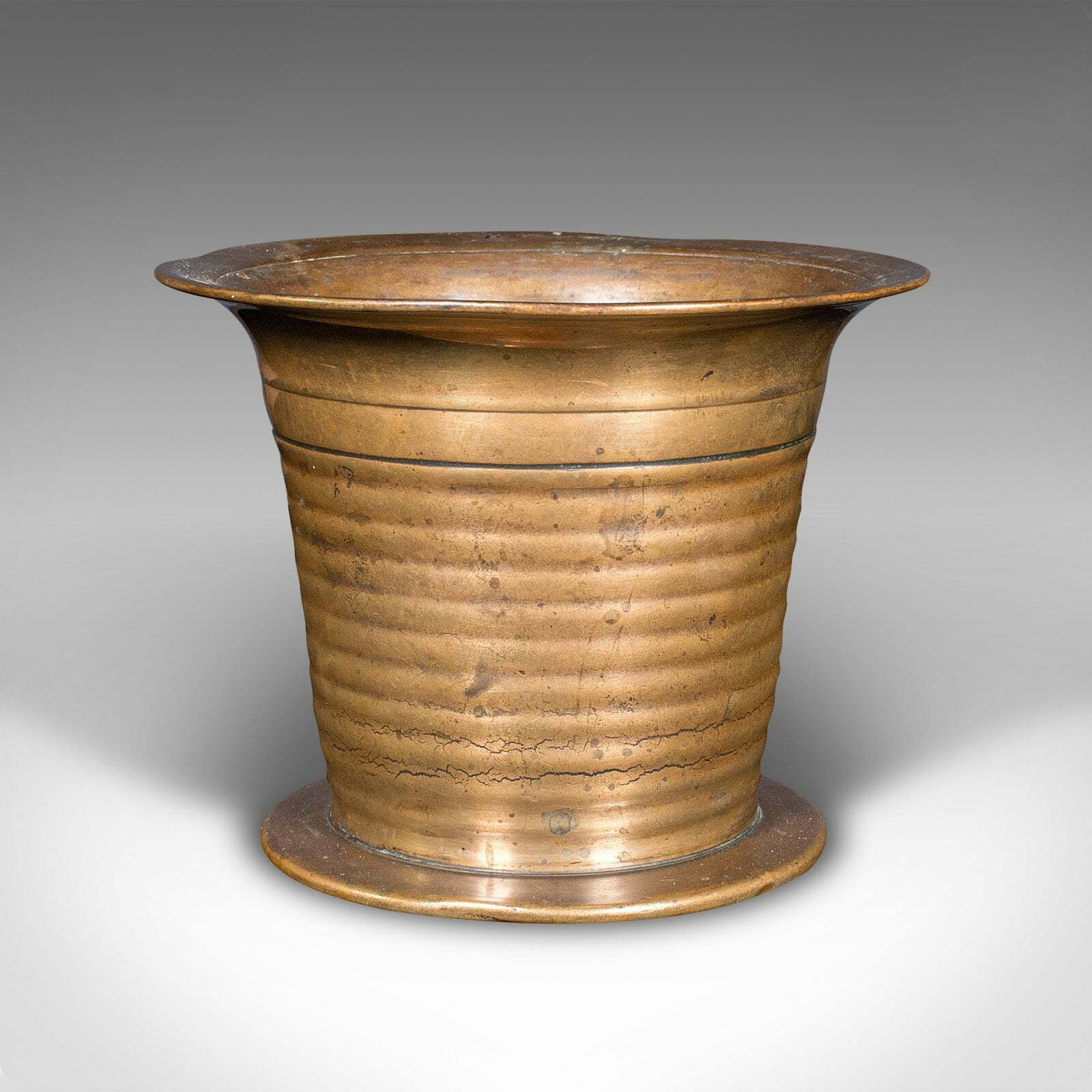 Antique Mortar And Pestle, English, Brass Apothecary Instrument, Victorian, 1850 photo Home Decor