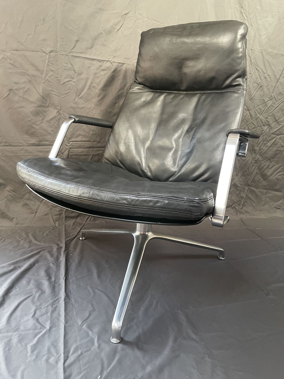 Fabricus And Kastholm Fk86 Shell Lounge Chair For Walter Knoll 1960s