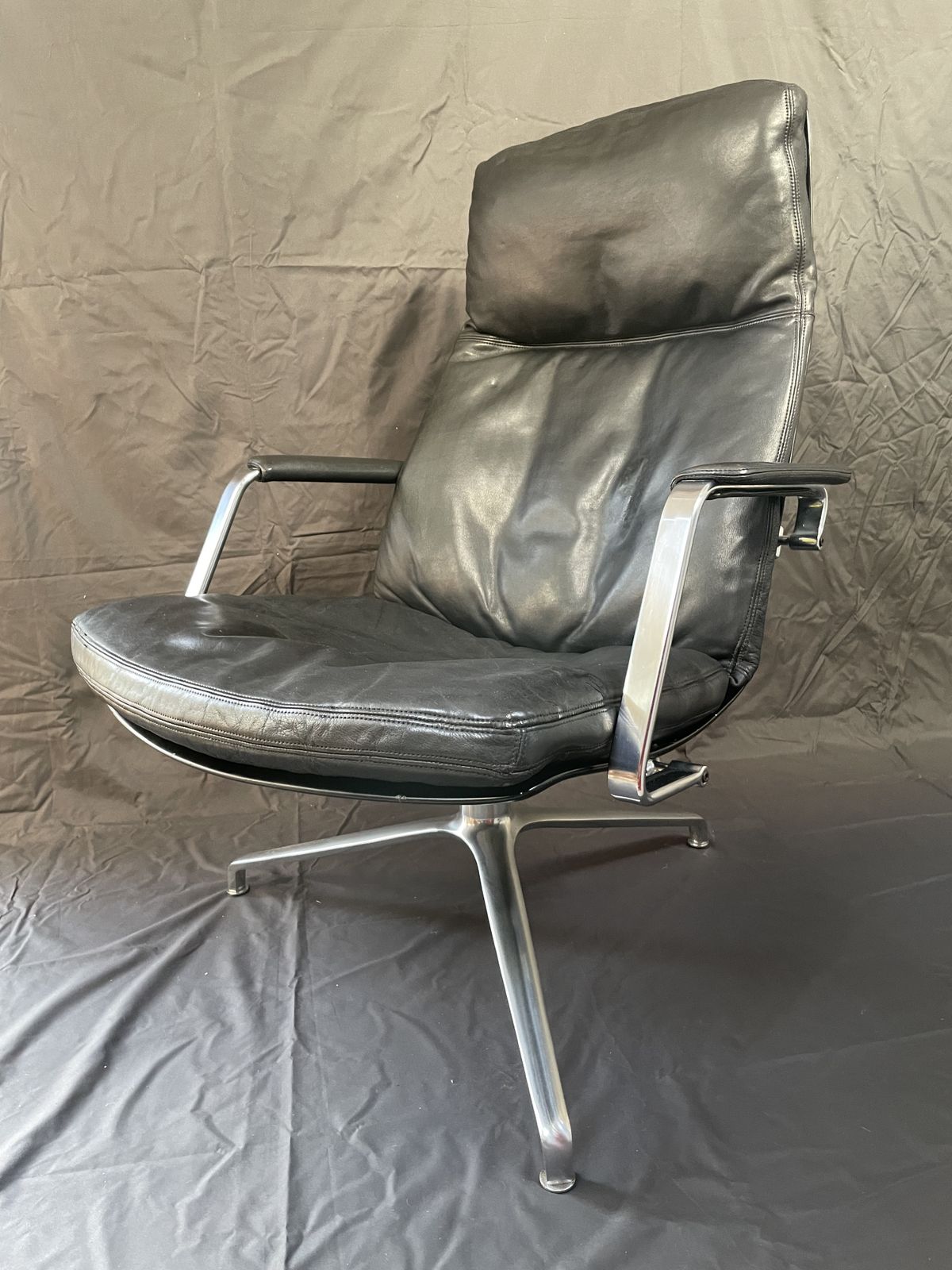 Fabricus And Kastholm Fk86 Shell Lounge Chair For Walter Knoll 1960s photo vintage