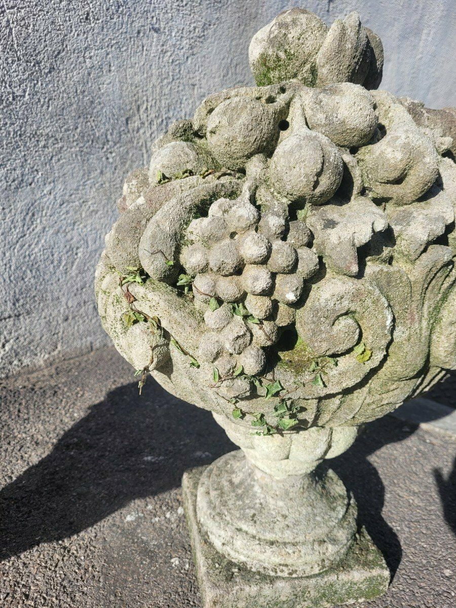 Fruit Bowls, Stone Garden Vases, Early 20th Century photo 2800.0