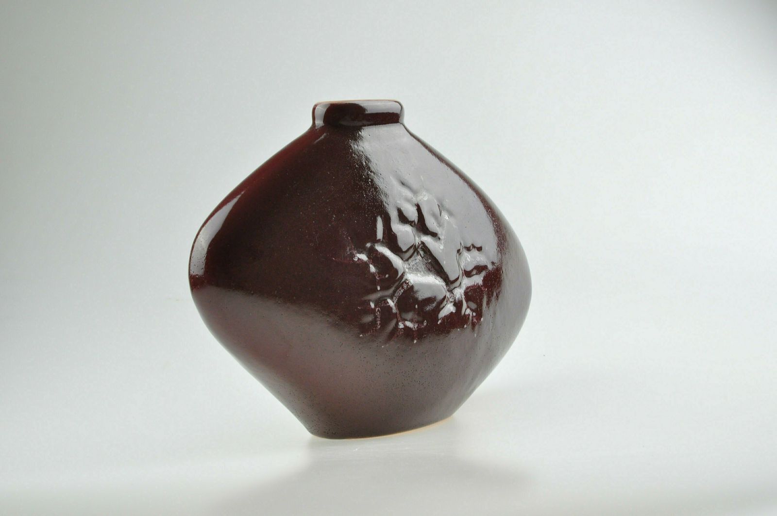Jozef Franko Brown Ceramic Vase, Porcelain Vase, Pottery Vase, Retro Vase, Modernist Vase, Mid Century Vase, Ceramic Vase photo buy