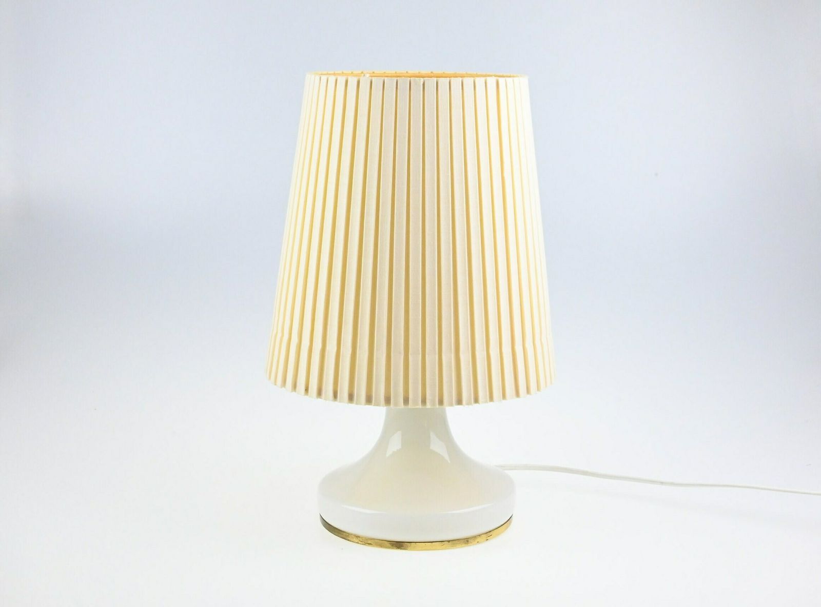 Glass Lamp, Desk Lamp, Mid Century Lamp, Table Lamp, Bedside Lamp, Mid Century Light, Modern Lamp, Vintage Light, Vintage Lighting photo buy