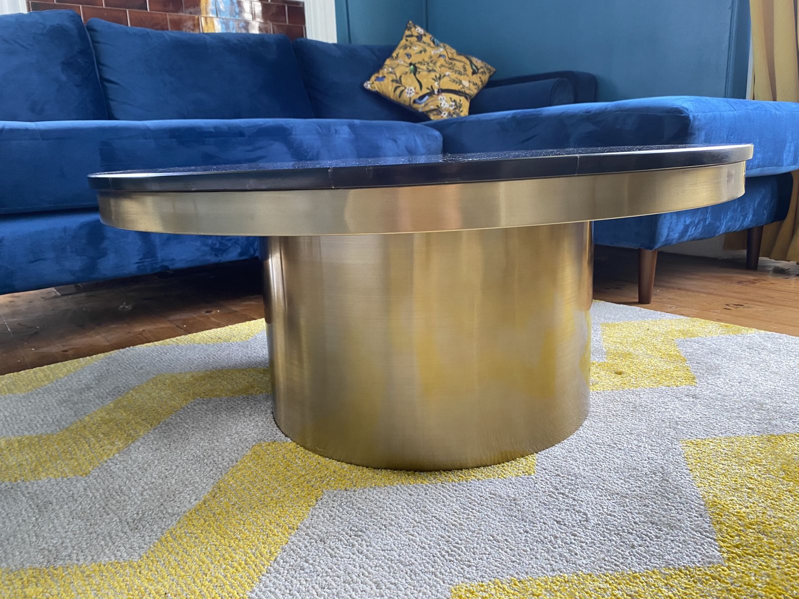 Liang And Eimil Camden Round Coffee Table Used On Set Of Luther photo furniture