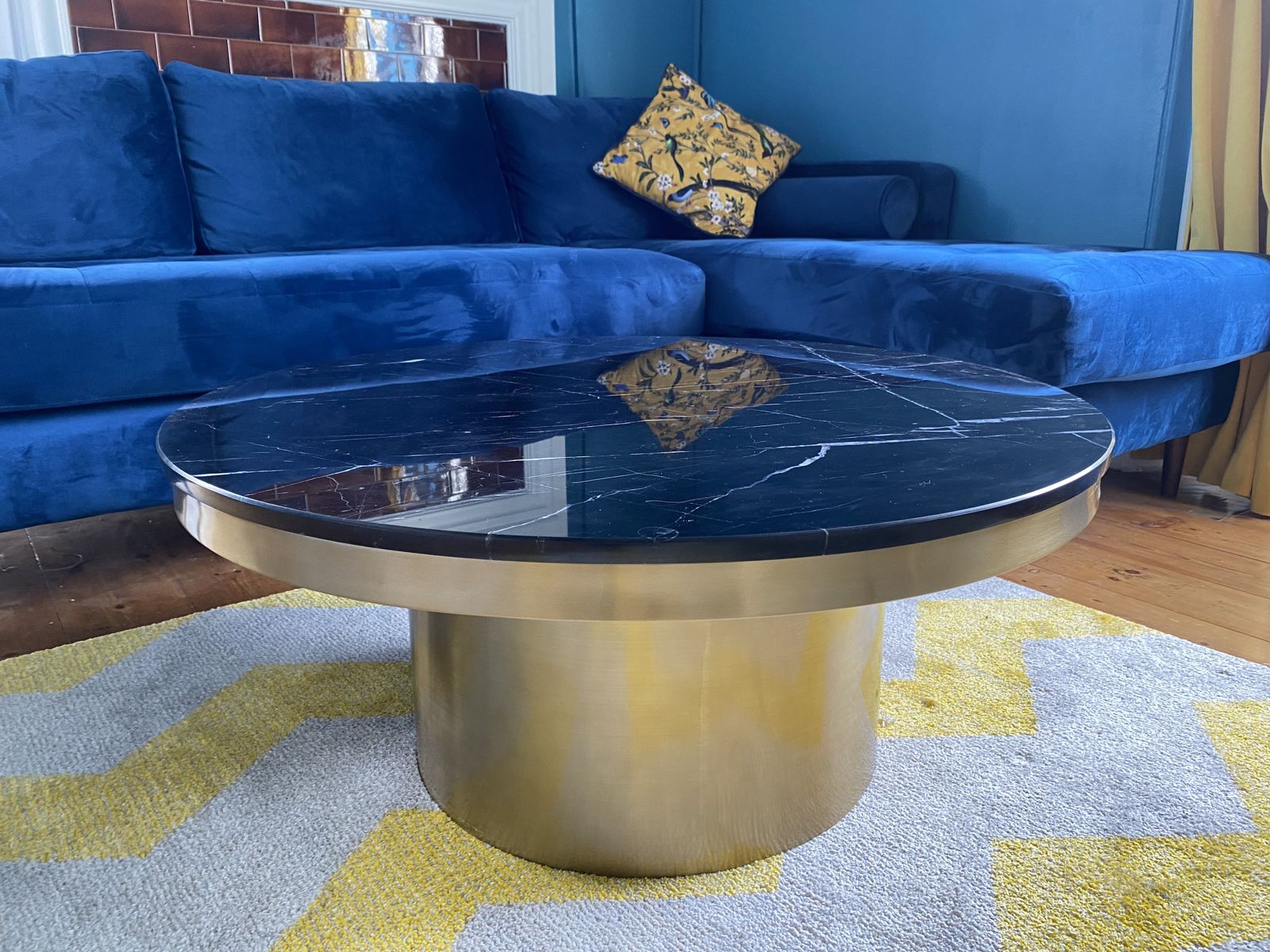 Liang And Eimil Camden Round Coffee Table Used On Set Of Luther photo Furniture