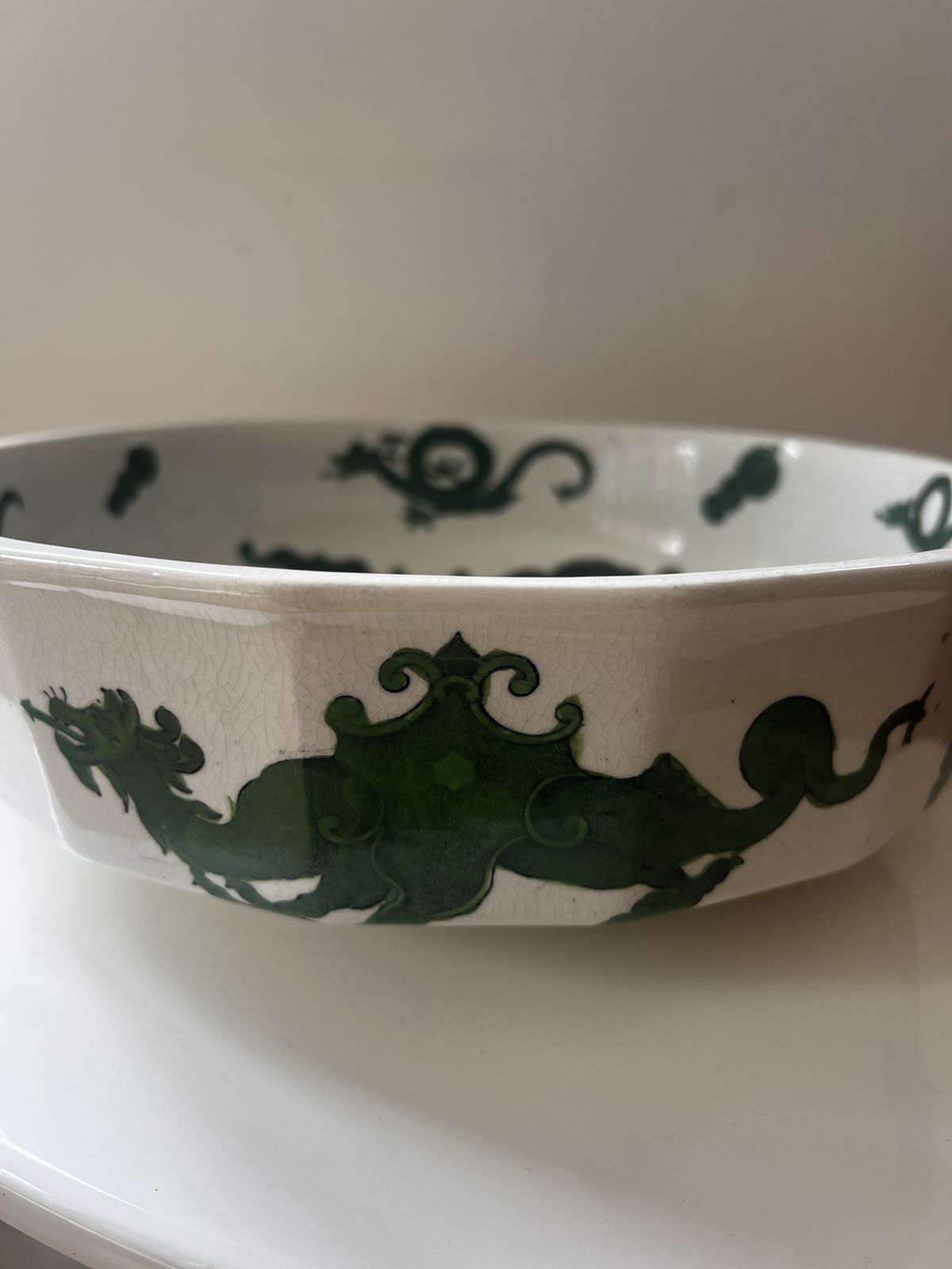 Antique Masons Ironstone Hydra Jug And Bowl Set In ‘Chinese Dragon’ Design photo 285.0