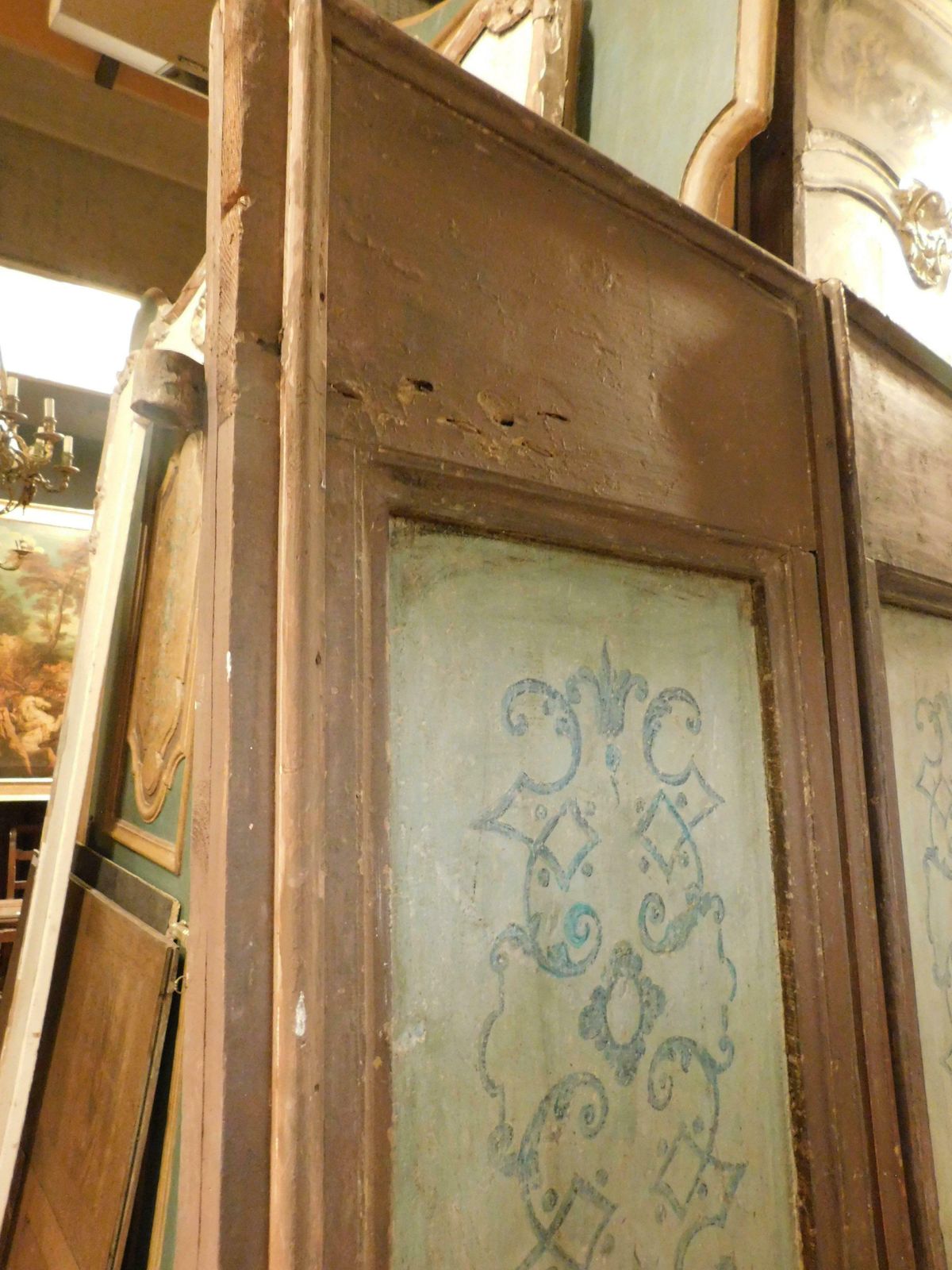Interior Double Door, Lacquered And Painted, Umbria (Italy) photo 3928.0