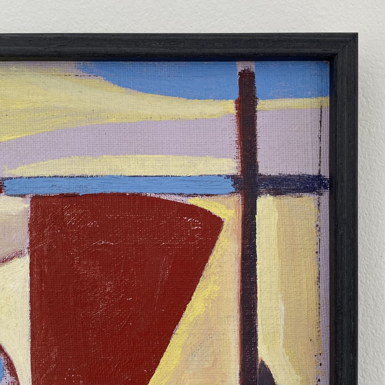 Mid Century Abstract Still Life Painting By Bertil öhlund photo vintage