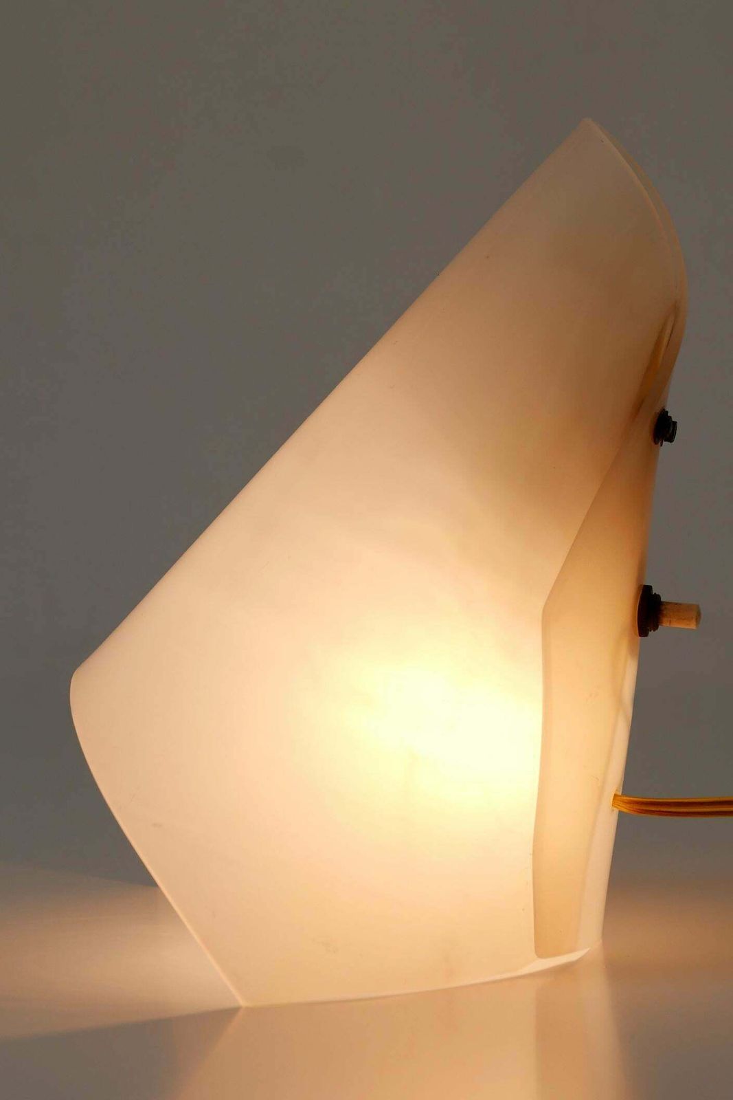 Extremely Rare And Lovely Mid Century Modern Lucite Table Lamp Sweden 1960s photo vintage