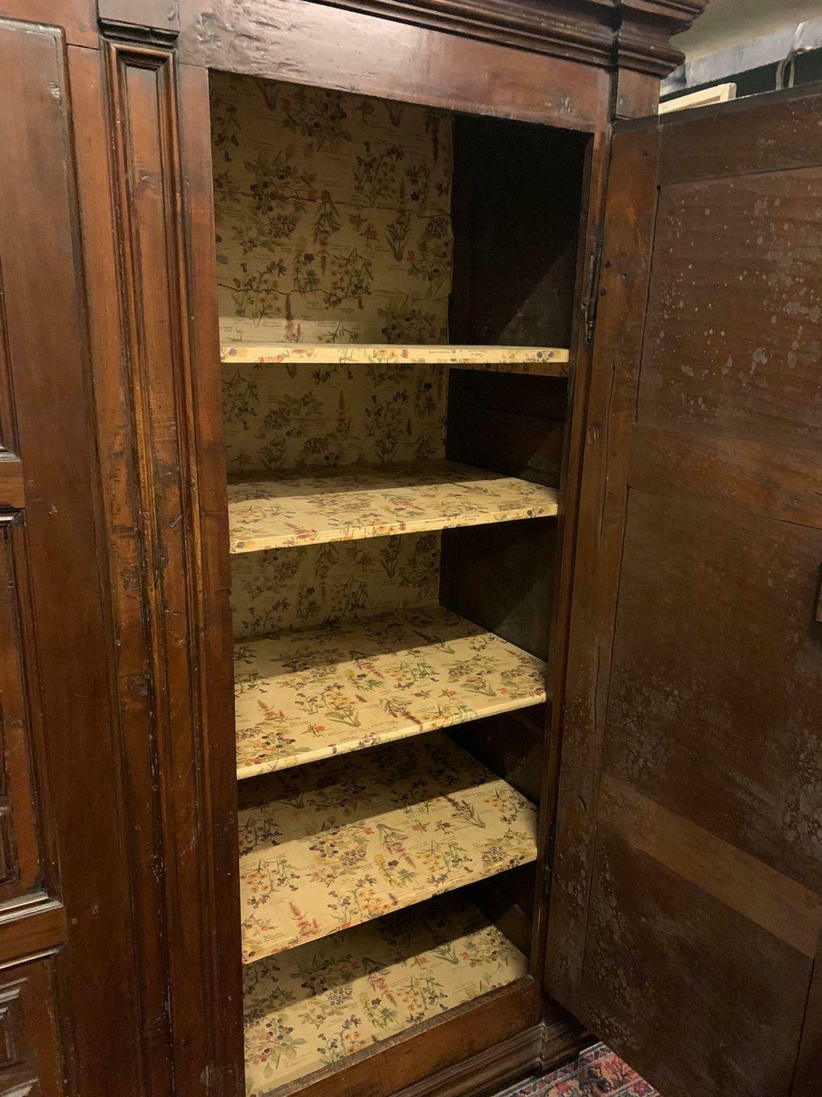Two Door Wardrobe Armoires In Carved Walnut Wood, Italy photo furniture