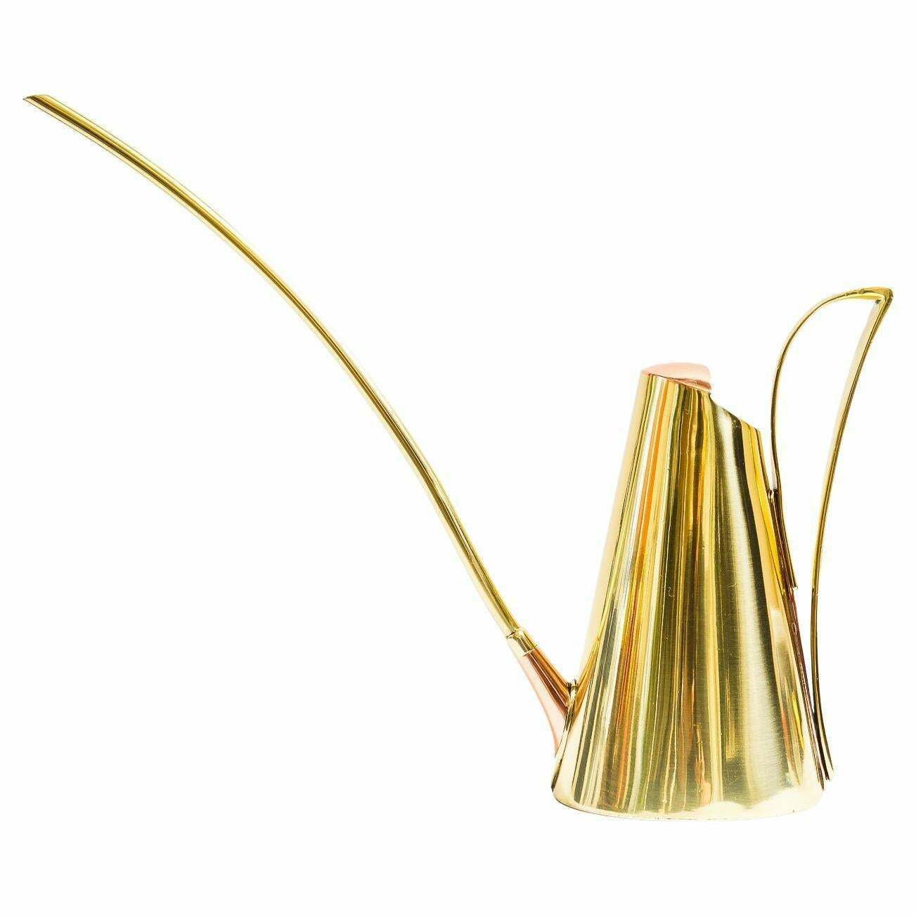 Brass, Copper Watering Can Vienna Around 1950s photo vinterior