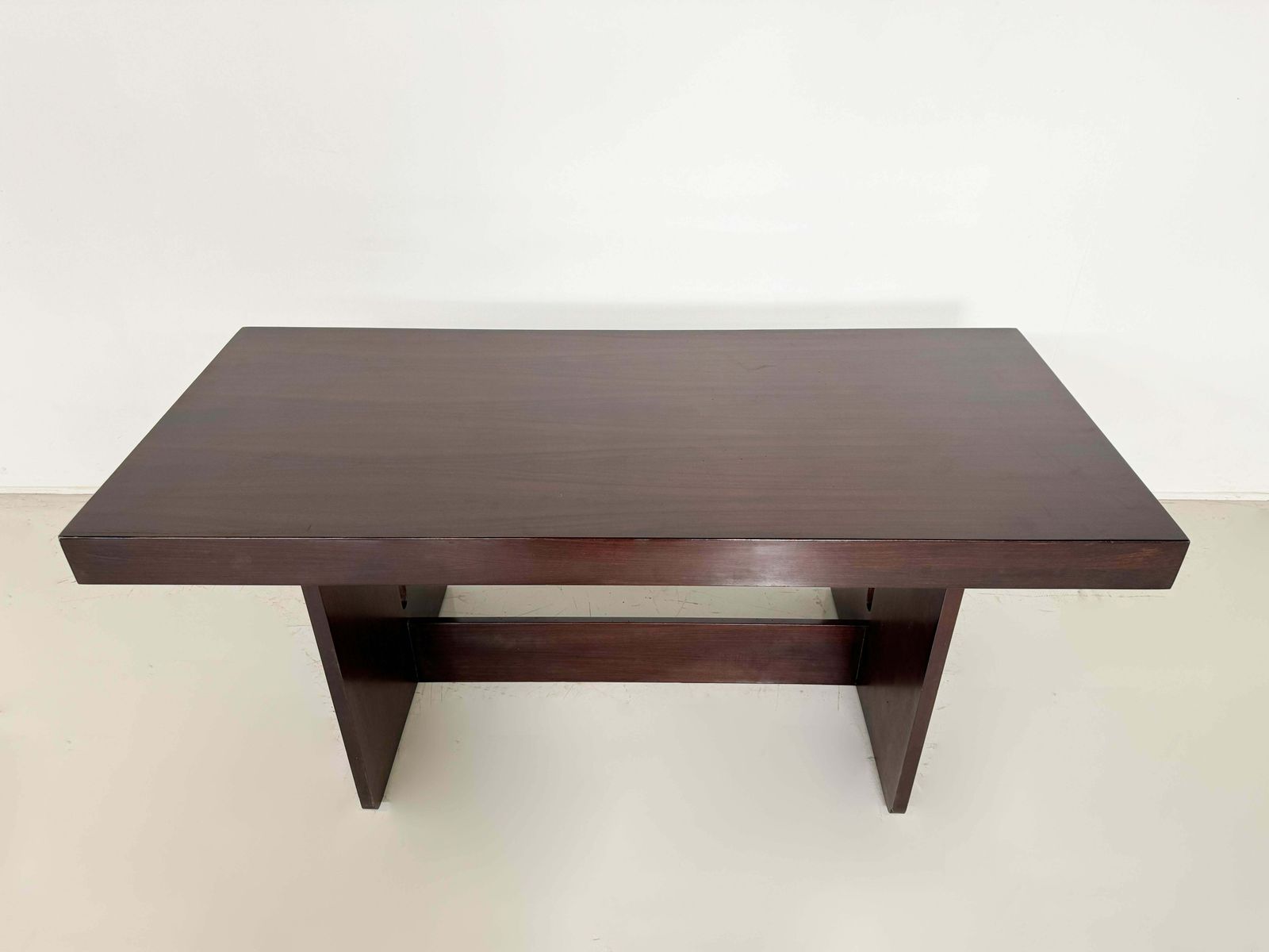 Mid Century Modern Dining Room Table, Wood, Italian, 1960s photo vinterior