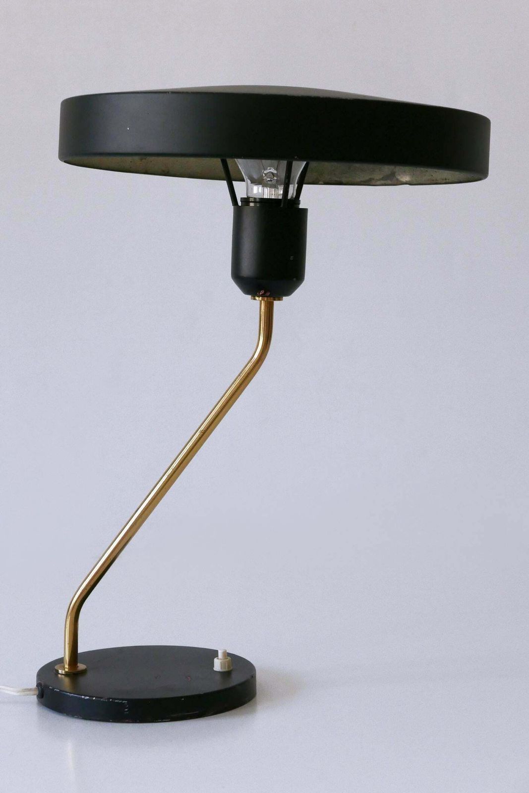 Mid Century Romeo Table Lamp Or Desk Light By Louis Kalff For Philips 1950s photo vintage