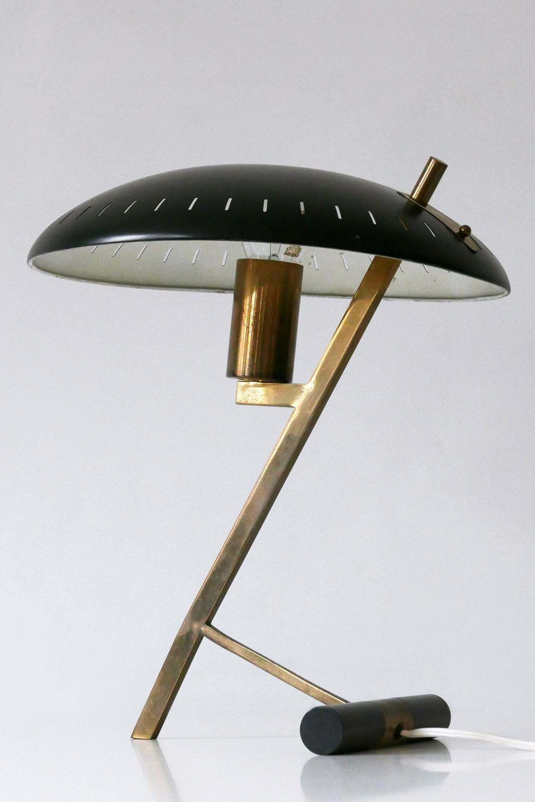 Elegant Mid Century "Decora" Or Z Table Lamp By Louis Kalff For Philips 1950s photo buy