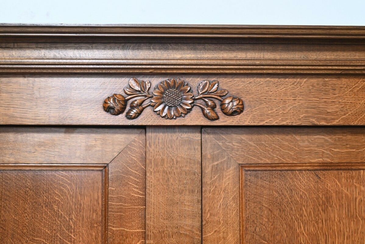 photo furniture Two Body Property Buffet In Oak, Empire Period – 1st Part 19th
