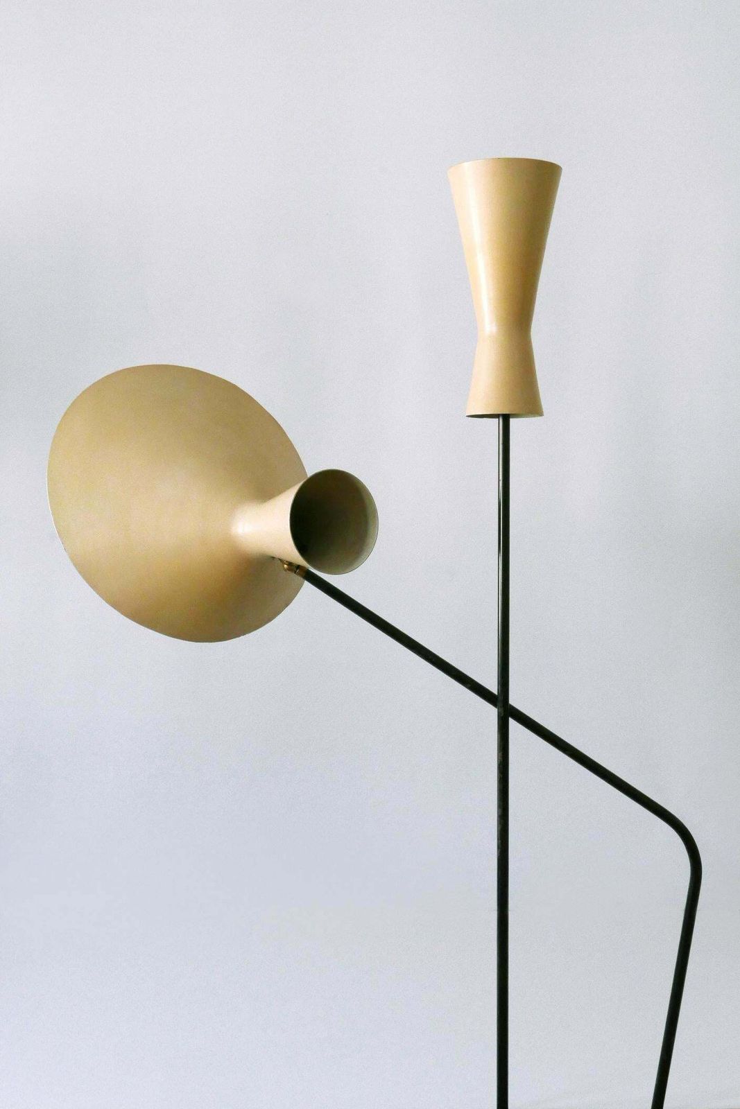 Rare Iconic Mid Century Modern Floor Lamp By Prof. Carl Moor For Bag Turgi 1950s photo vintage