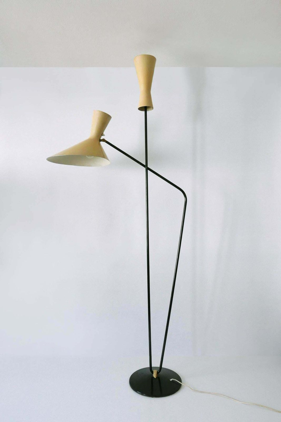 photo furniture Rare Iconic Mid Century Modern Floor Lamp By Prof. Carl Moor For Bag Turgi 1950s