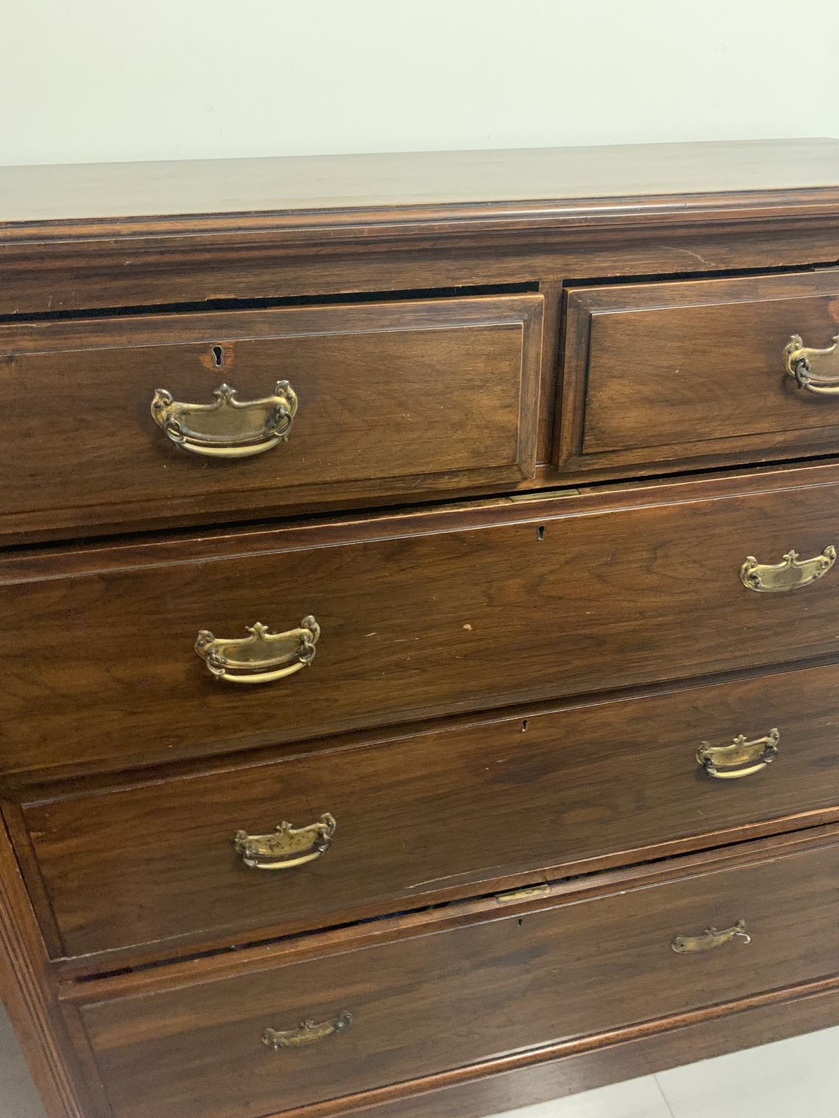 18th Century Antique Oak Chest Of Drawers