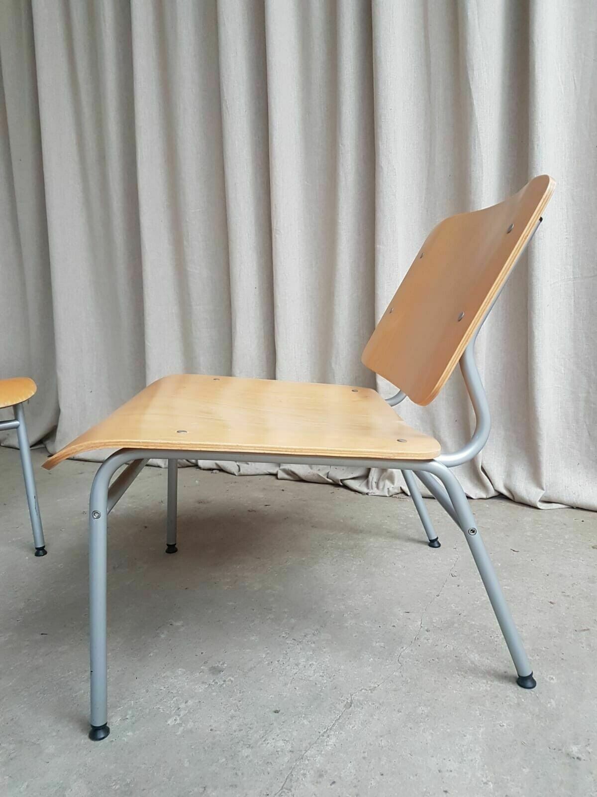 Vtg Late Mid Century Pair Of Ikea Lounge Chairs Scandi By Jonas Karlsson R432 photo vintage