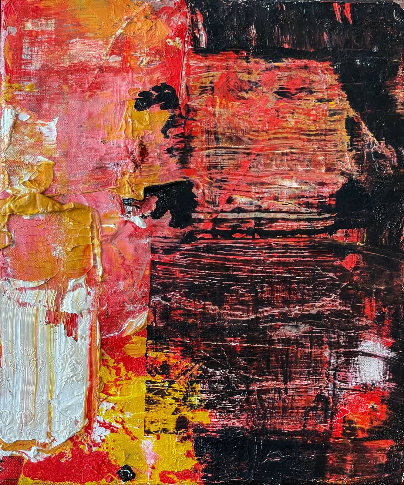 Seeker 1 : Abstract Oil Painting By Clare Wardman