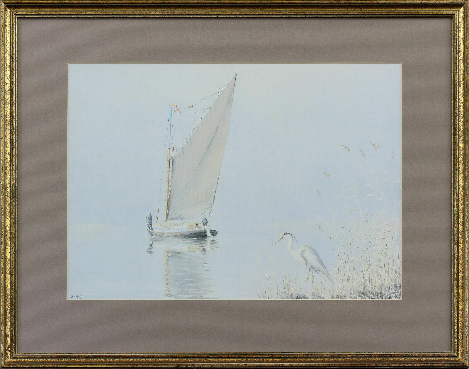 3 Prints Of Norfolk Wherries By Peter Bearman. photo 79.0