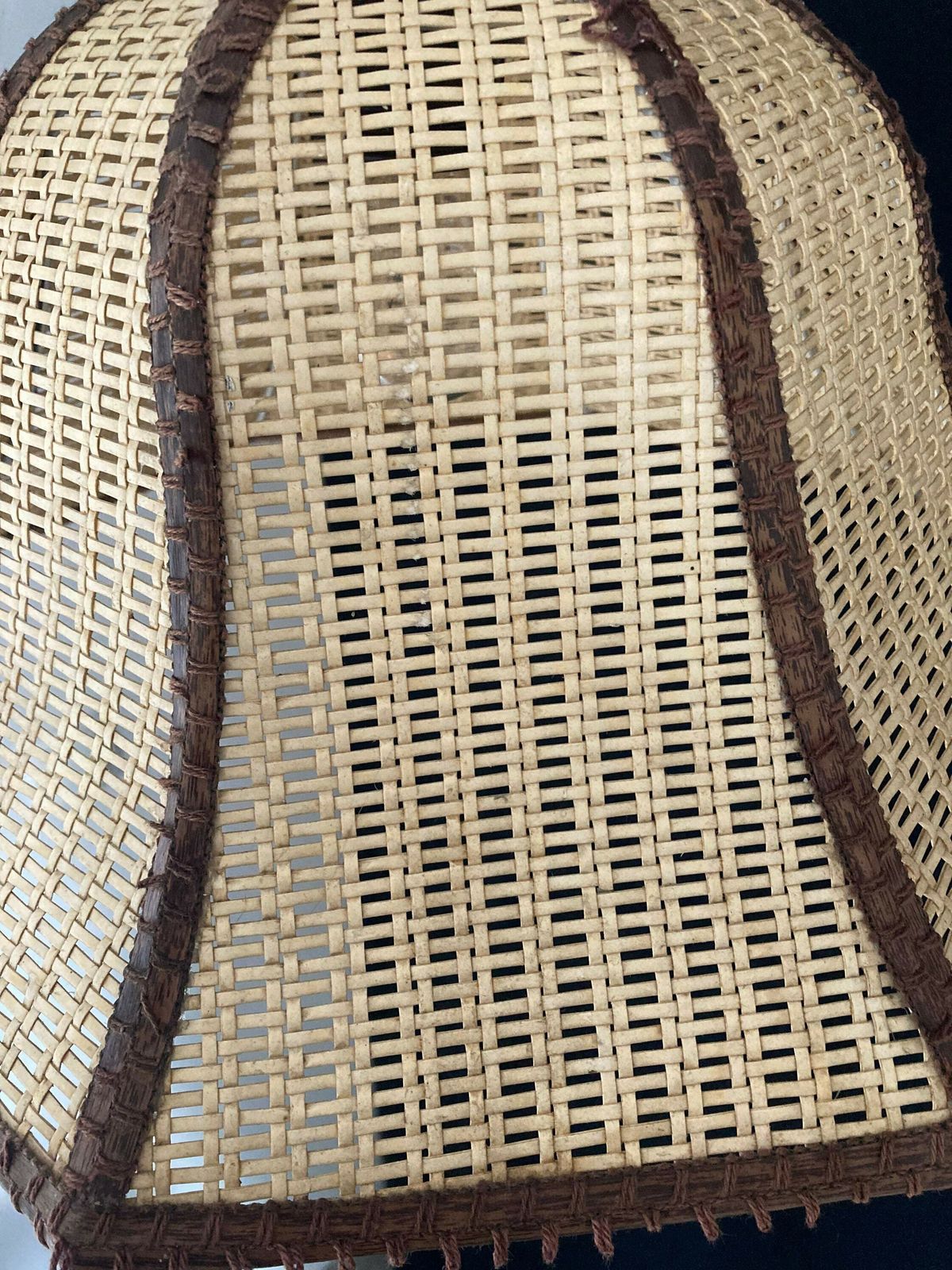 Vintage Cane Pendant70's/ Retro /Unique Ceiling/Bentwood Rattan Hanging /Vintage Decor/Accent Lamp/Boho Lamp photo buy