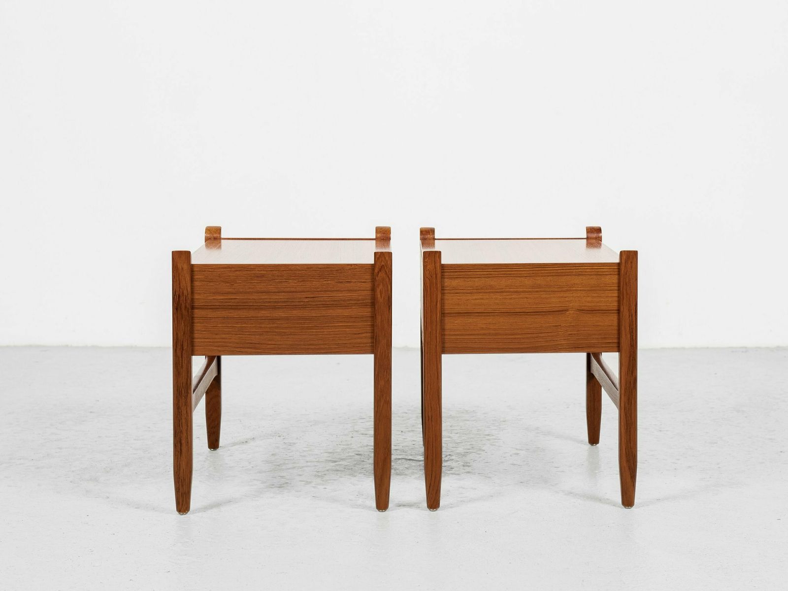 Midcentury Danish Pair Of Night Stands In Teak 1960s photo 2820.0