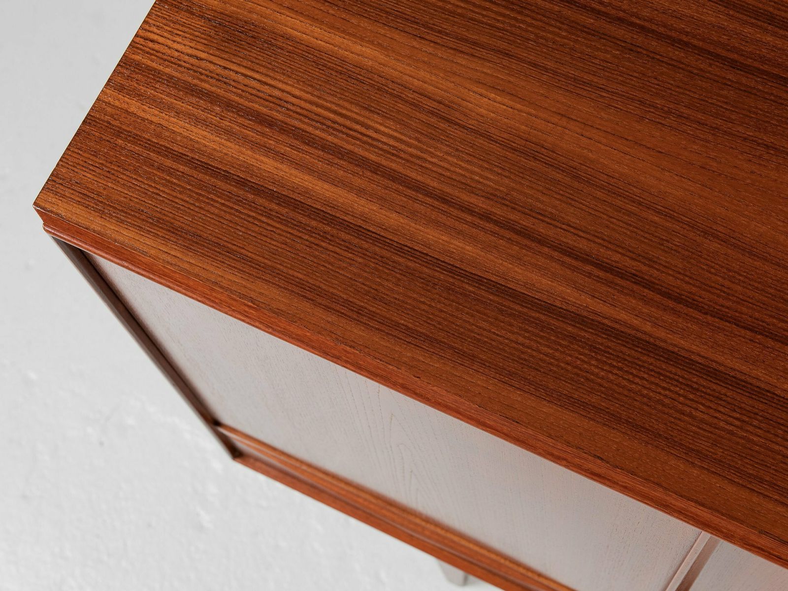 Furniture Midcentury Danish Highboard In Teak By E.W. Bach For Sejling Skabe 1960s   With 4 Doors And 4 Drawers photo
