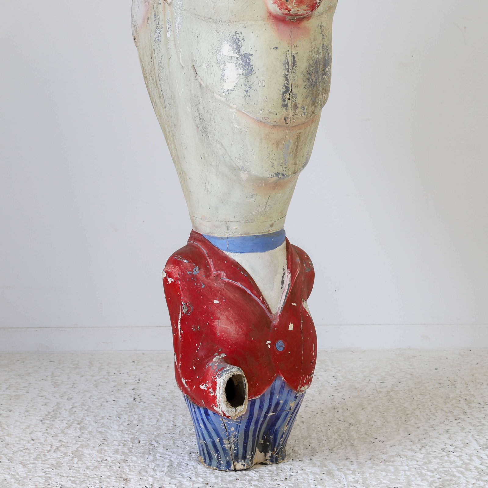 1950s Fibre Glass Fairground Caricature Model Of Stan Laurel photo for sale