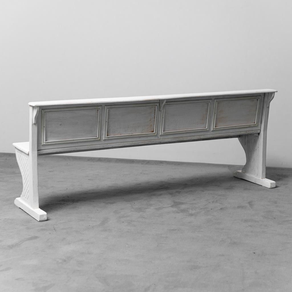 Furniture Panchina 4 Posti In Legno Velluto Anni ’50 Vintage Modernariato photo