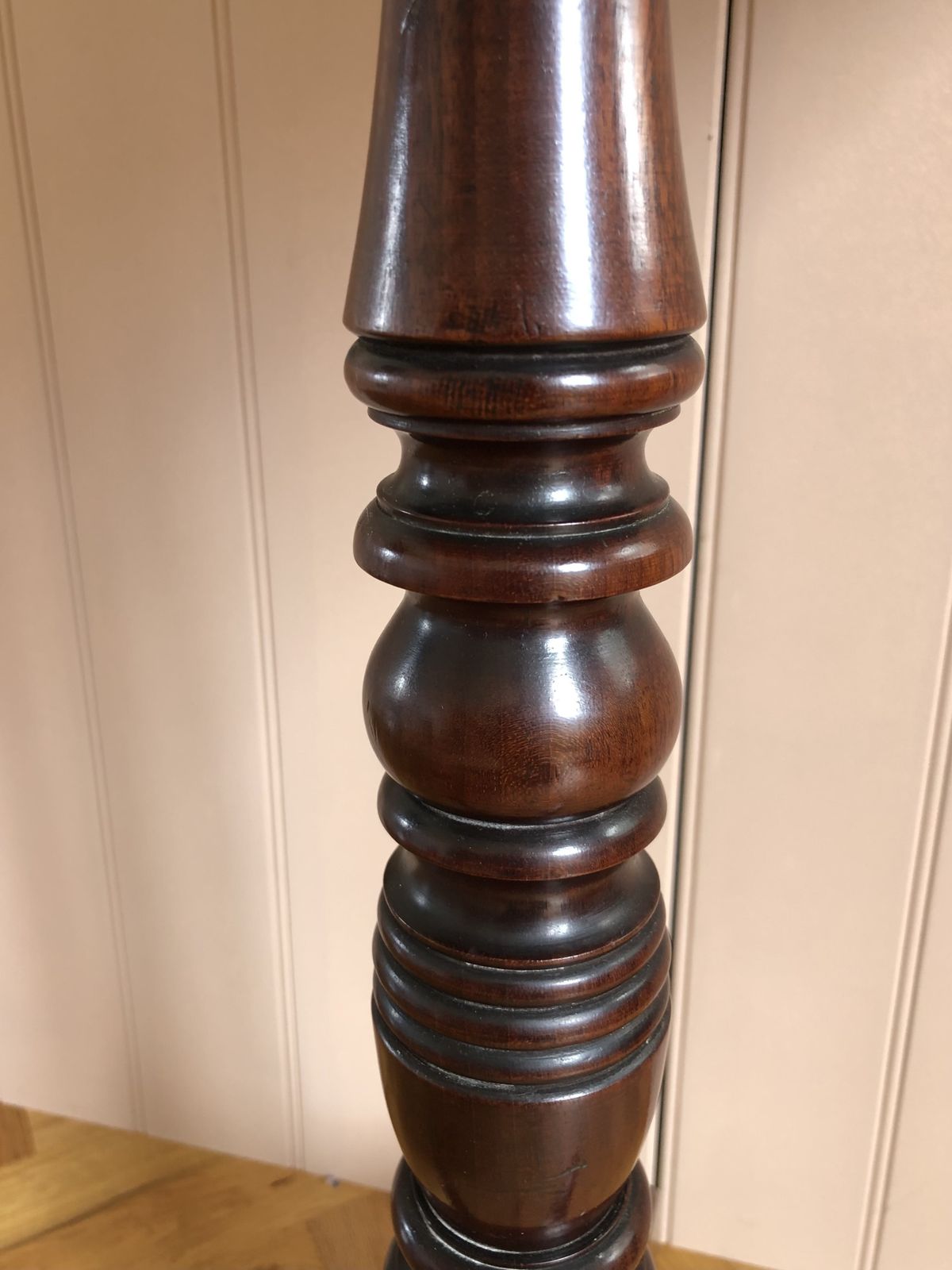 Antique Square Mahogany Wine Table photo for sale