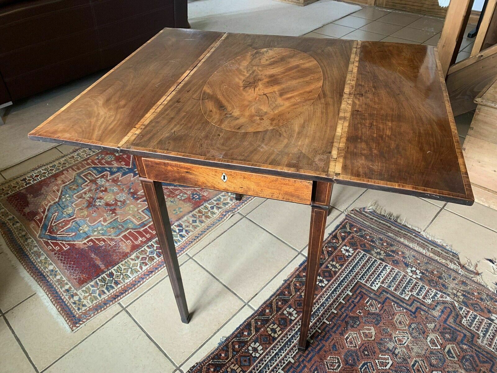 A Fine Georgian Mahogany Pembroke Table photo furniture