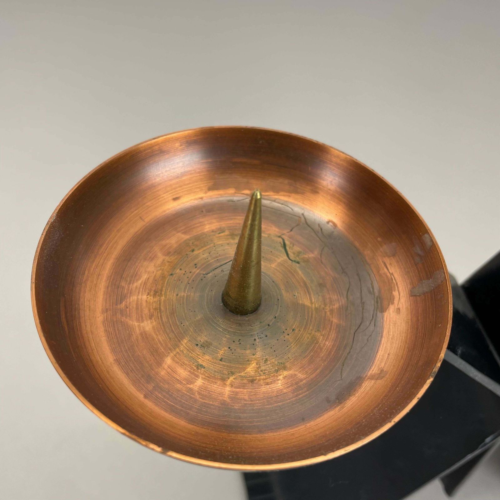 Home Decor Modernist Auböck Style Brutalist Copper And Metal Candleholder, Austria 1970s photo