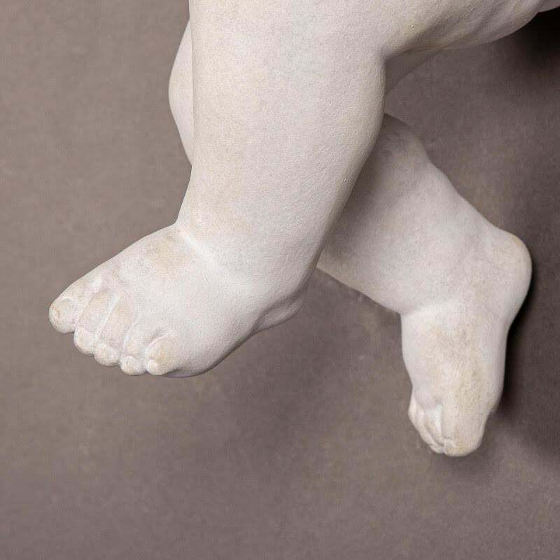 Sculpture Of A Baby In Fine Plaster, Xxist Century photo 844.0