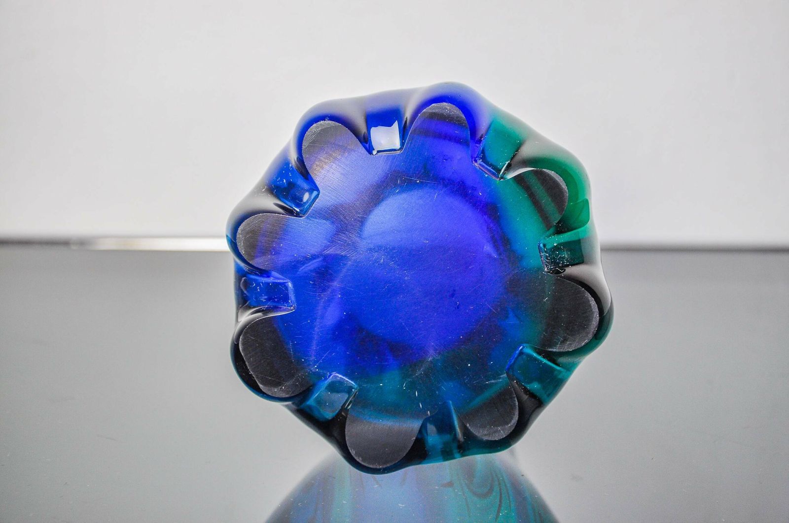 Sommerso Green And Blue Vase By Seguso, Murano Glass, Italy, 1970 photo buy