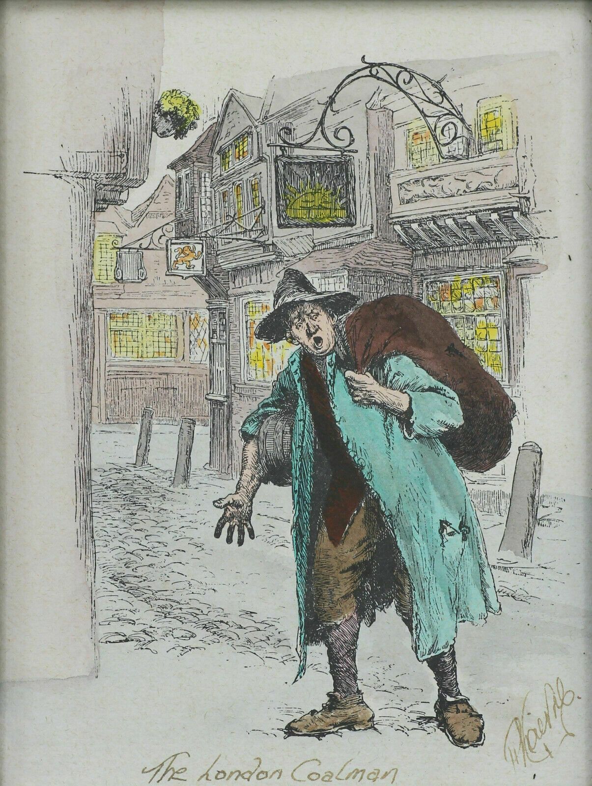 Art Set Of 3 Engravings Taken From Jonathan Swifts "A Description Of The Morning" photo