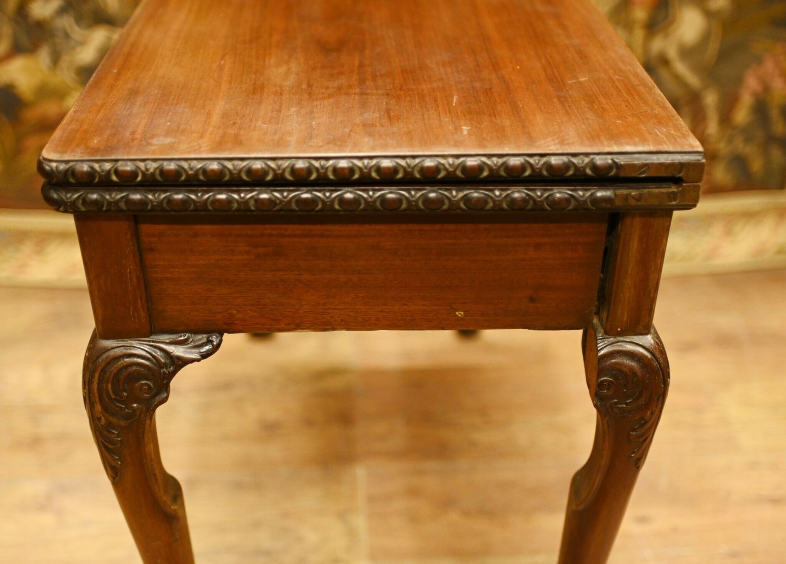 Georgian Card Table Mahogany Games Tables 1880 photo buy