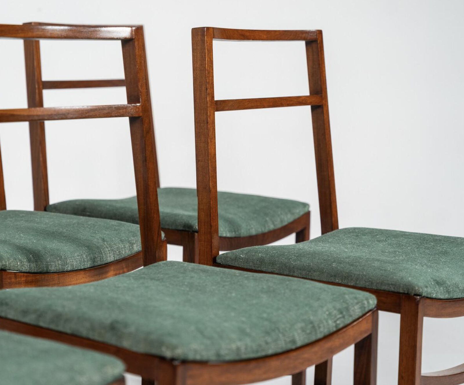 photo for sale Set Of 8 Mid Century Modern Dining Chairs By Renato Venturi For Mim, 1950s