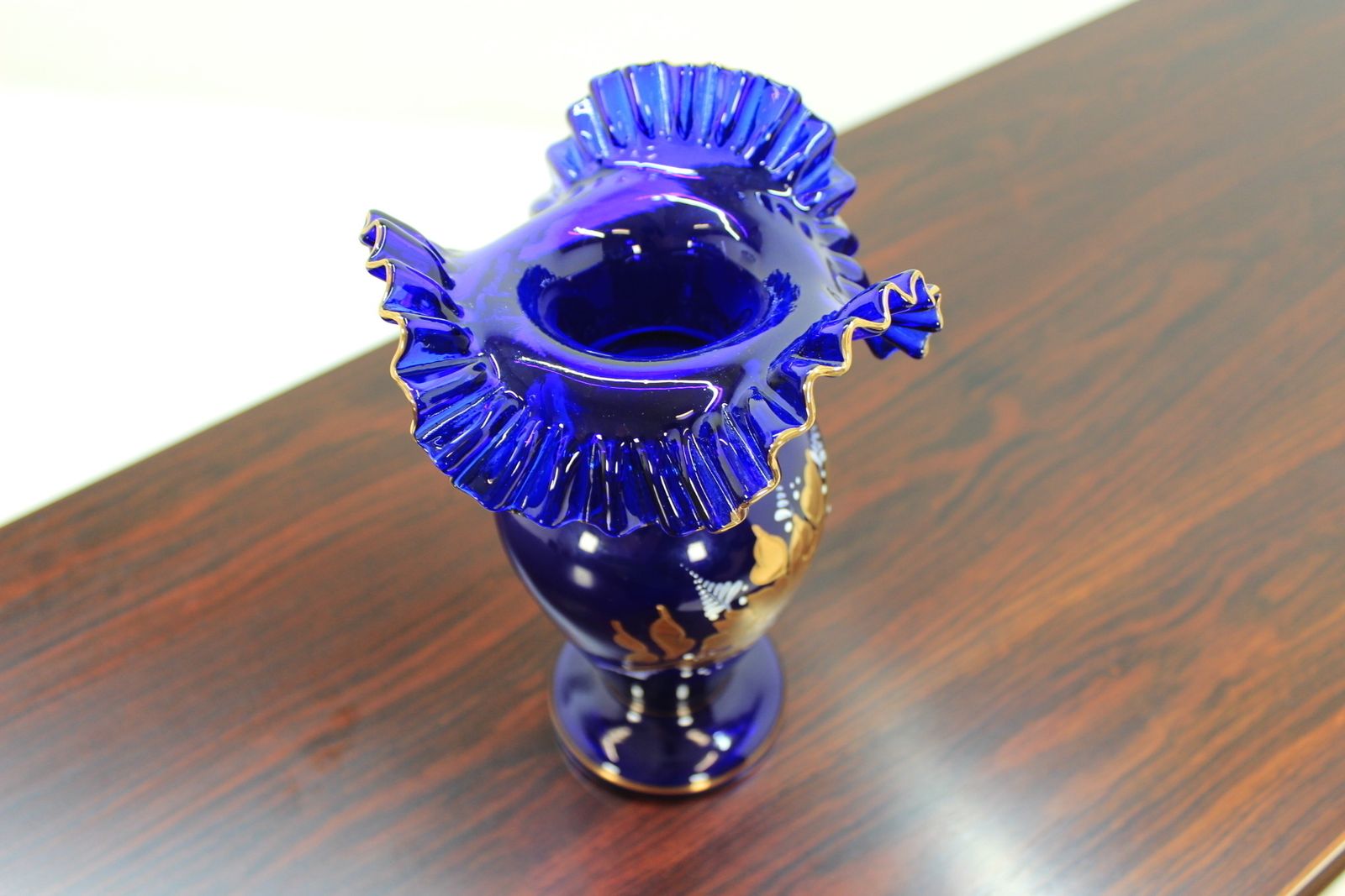 Czech Glass Vase By Novoborské Sklo, 1970´S.  photo 160.0