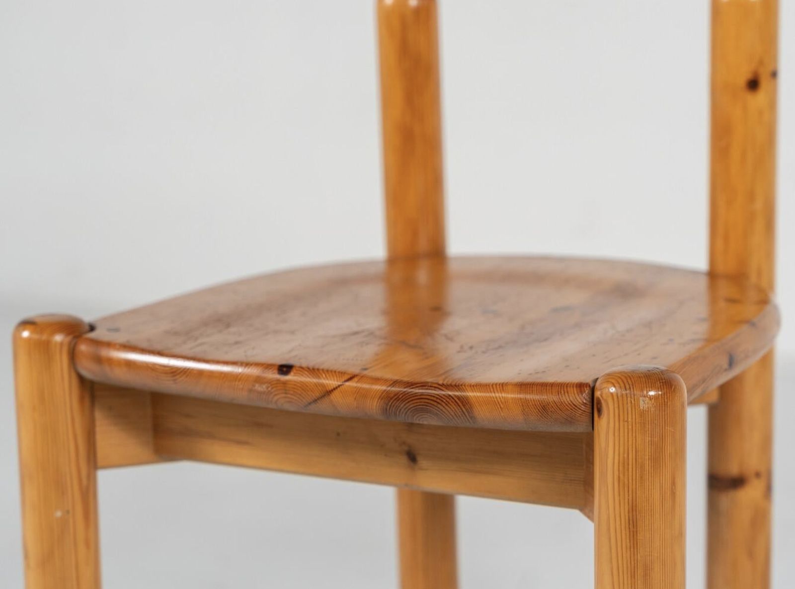 Mid Century Set Of 8 Pitchpin Chairs By Rainer Daumiller, 1970s photo vintage