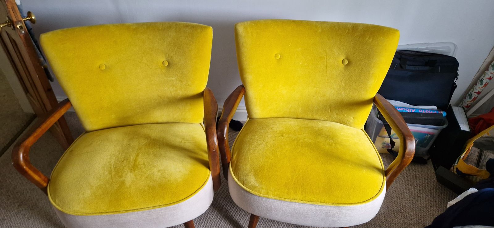 Calvin Armchair Mustard Yellow photo 479.0