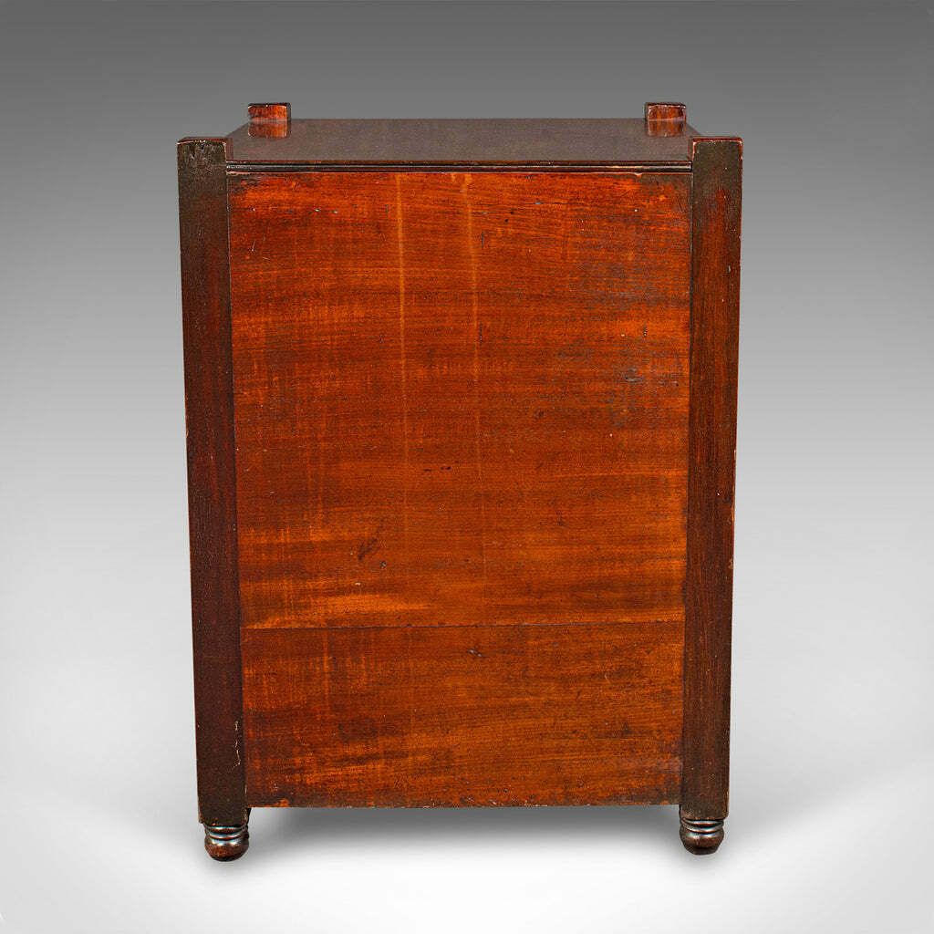 Antique Gentleman's Nightstand, English, Bedside Chest Of Drawers, Georgian photo 1950.0