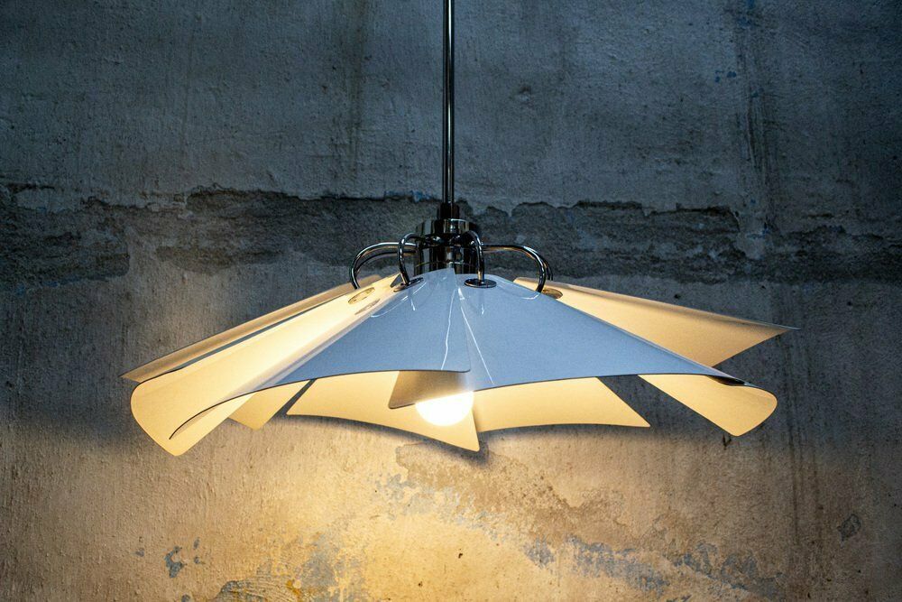 Vintage Italiaanse Space Age Hanglamp, Jaren 1970 photo Verlichting
