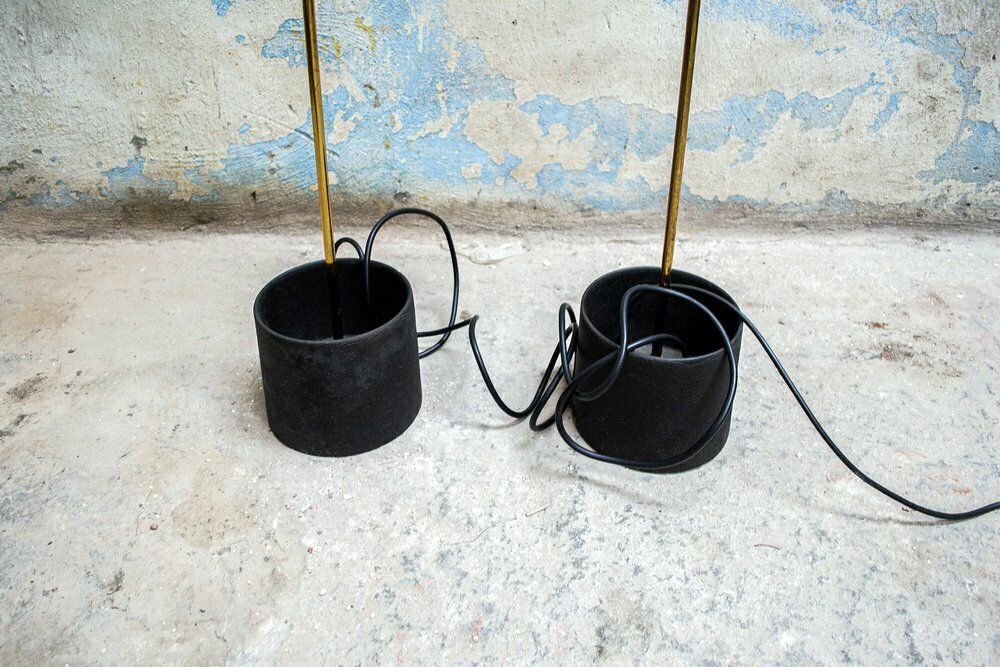 Vintage Acrylic Glass And Chrome Floor Lamps By Gigi & Pepe Tanzi, 1970s, Set Of 2 photo 2118.0